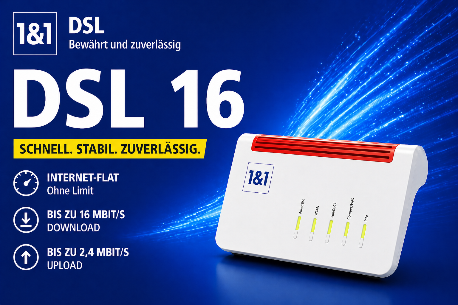 DSL 16  inkl. FRITZ!Box 7690 Router